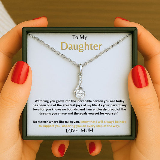 To My Daughter Necklace