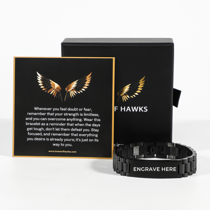 Home Of Hawks - Personalised Bracelet