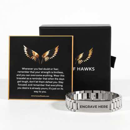 Home Of Hawks - Personalised Bracelet