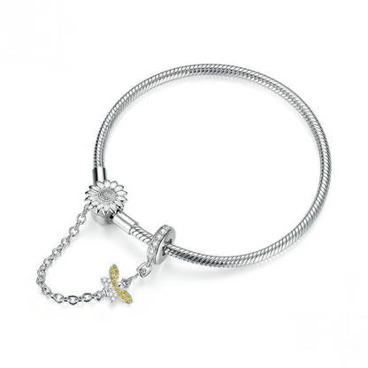 Sunflower Charm Bracelet