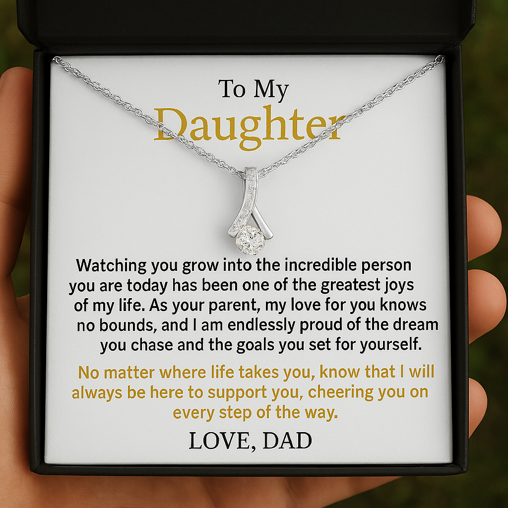 To My Daughter Necklace