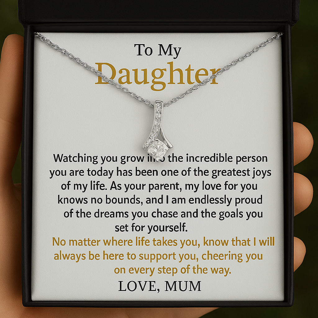 To My Daughter Necklace