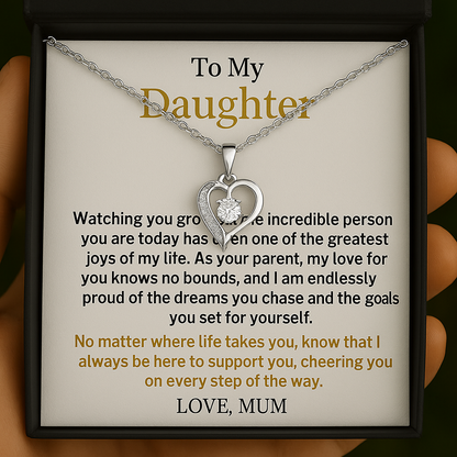 To My Daughter - Eternal Bond Necklace