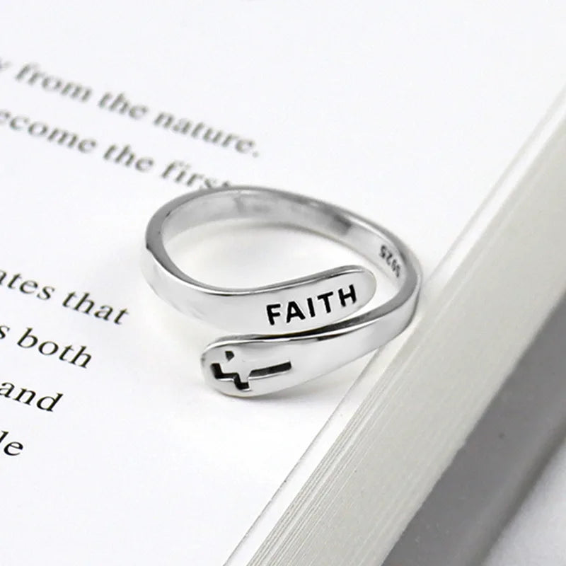 Faith Over Fear Ring