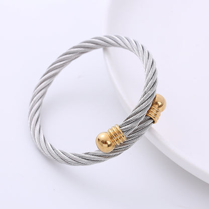 Twisted bangle