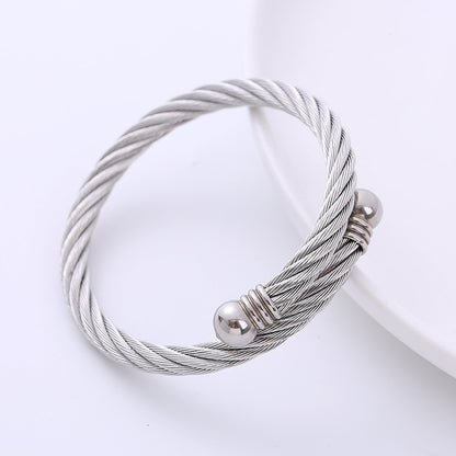 Twisted bangle