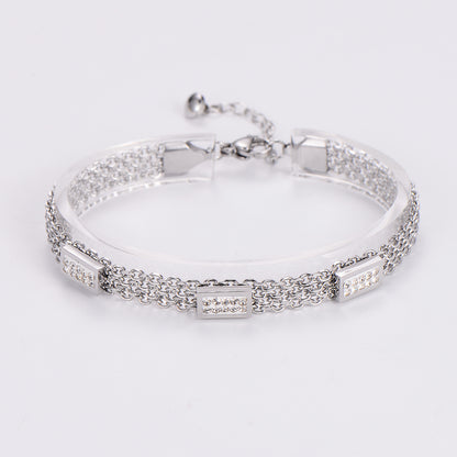 Mesh Crystal Bracelet