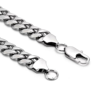 8mm Cuban Link Bracelet - Lobaster Clasp