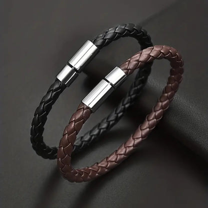 mens leather bracelet