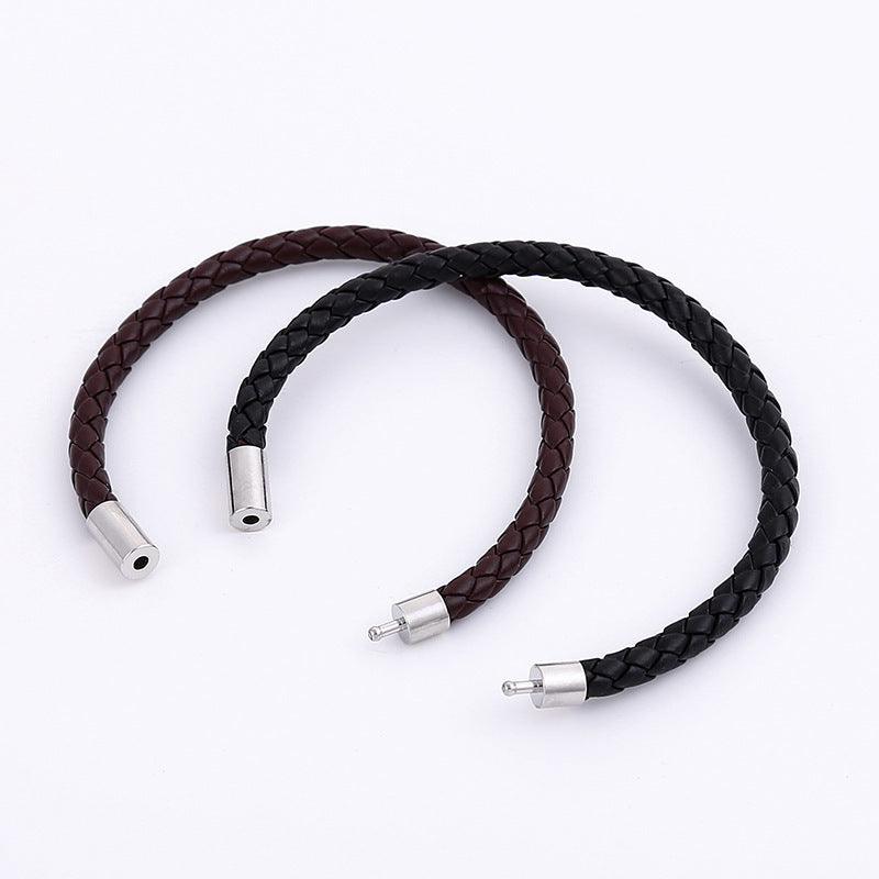 mens leather bracelet