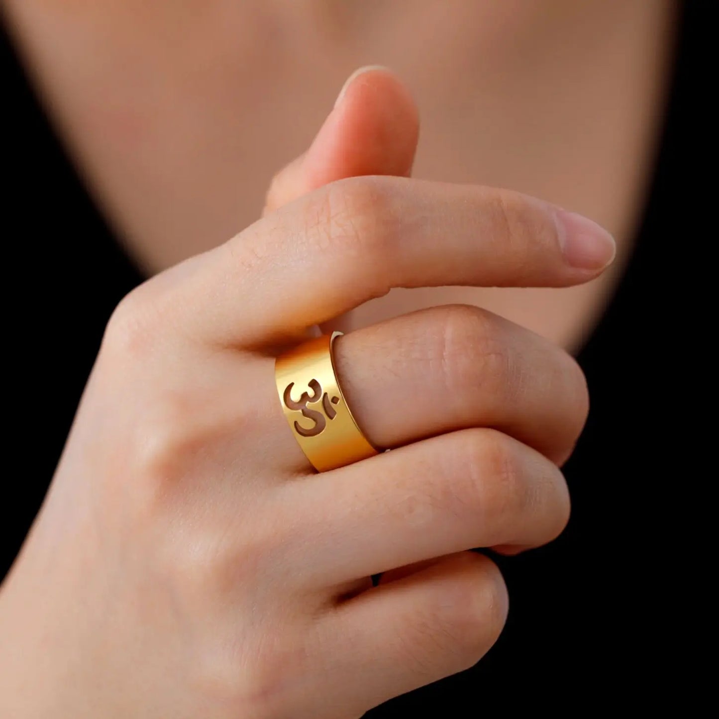 Om Symbol Ring