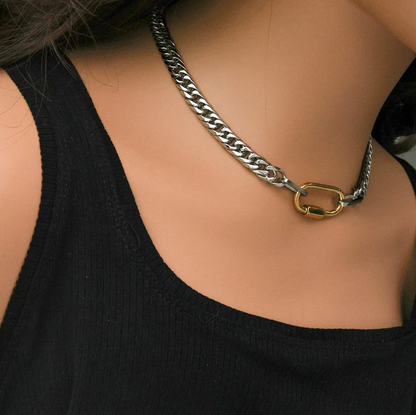 Cuban Chain Choker Necklace